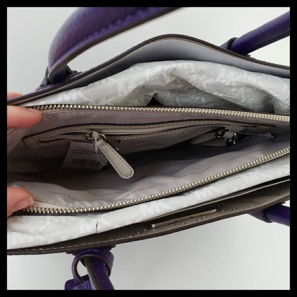 MICHAEL Michael Kors Mercer Stud and Grommet Convertible Large Leather Tote - Picture 8 of 10